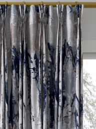 Harlequin Takara Made to Measure Curtains or Roman Blind, Indigo/Denim - thumbnail 6
