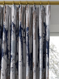 Harlequin Takara Made to Measure Curtains or Roman Blind, Indigo/Denim - thumbnail 2