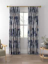 Harlequin Takara Made to Measure Curtains or Roman Blind, Indigo/Denim - thumbnail 5