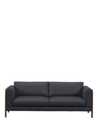 John Lewis Nest Grand 4 Seater Leather Sofa, Dark Leg - thumbnail 4