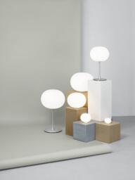Flos Glo-Ball Opaline Glass Table Lamp, White - thumbnail 4
