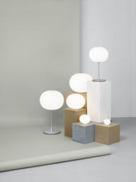 Flos Glo-Ball Opaline Glass Table Lamp, White - thumbnail 3