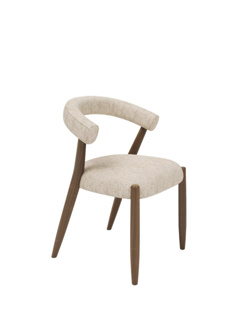 John Lewis Odell Dining Chair, Walnut Leg, Atlas Kiln - image 1