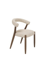 John Lewis Odell Dining Chair, Walnut Leg, Atlas Kiln - thumbnail 1