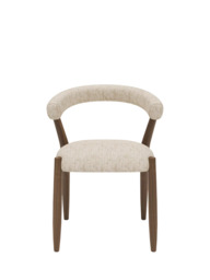 John Lewis Odell Dining Chair, Walnut Leg, Atlas Kiln - thumbnail 4