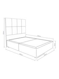 Hypnos Pocket Sprung Upholstered Divan Base, King Size - thumbnail 3