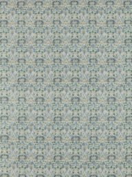 Morris & Co. Little Chintz Made to Measure Curtains or Roman Blind, Blue/Fennel - thumbnail 1