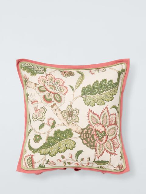 John Lewis x Sanderson Newnham Courtney Cushion, White/Multi - image 1