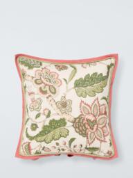 John Lewis x Sanderson Newnham Courtney Cushion, White/Multi - thumbnail 1