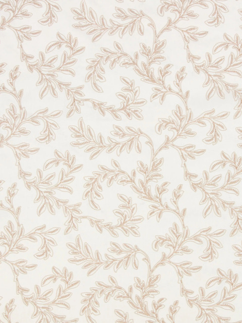John Lewis Acanthus Embroidered Made to Measure Curtains or Roman Blind, Marshamallow - image 1