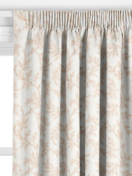 John Lewis Acanthus Embroidered Made to Measure Curtains or Roman Blind, Marshamallow - thumbnail 2