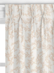 John Lewis Acanthus Embroidered Made to Measure Curtains or Roman Blind, Marshamallow - thumbnail 4