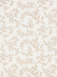 John Lewis Acanthus Embroidered Made to Measure Curtains or Roman Blind, Marshamallow - thumbnail 1