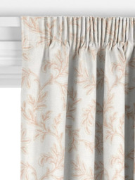 John Lewis Acanthus Embroidered Made to Measure Curtains or Roman Blind, Marshamallow - thumbnail 3
