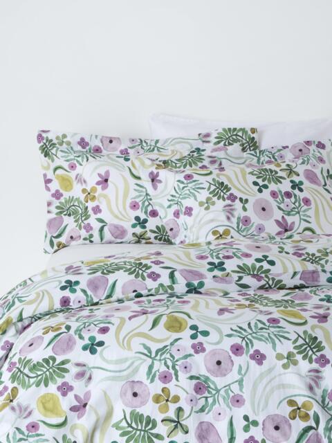 John Lewis x Anine Cecilie Iversen Violet Duvet Cover Set, Multi - image 1
