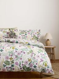 John Lewis x Anine Cecilie Iversen Violet Duvet Cover Set, Multi - thumbnail 2