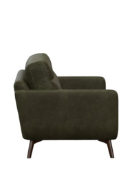 John Lewis Barbican Large 3 Seater Leather Sofa, Dark Leg - thumbnail 3