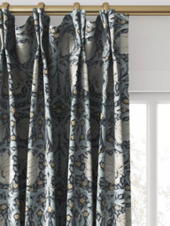 William Morris At Home Pimpernel Made to Measure Curtains or Roman Blind, Indigo - thumbnail 4