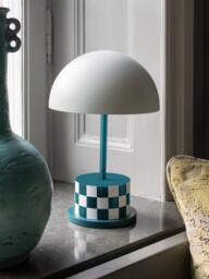 PRINTWORKS Riviera Portable Lamp, Blue - thumbnail 2