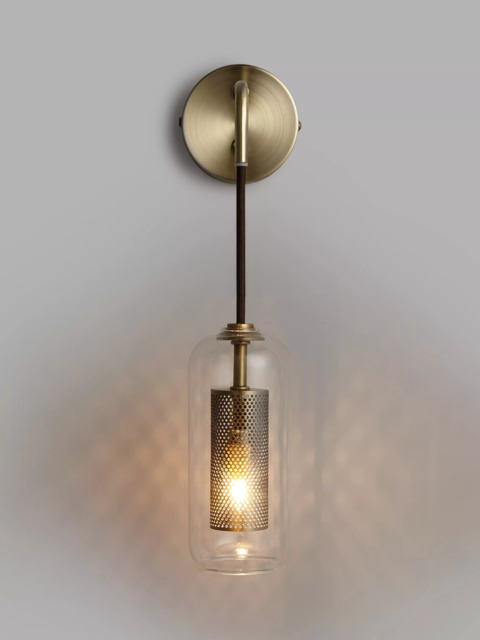 John Lewis Tulip Wall Light, Antique Brass - image 1