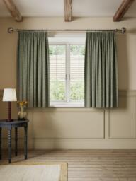 John Lewis Rustic Twill Pair Blackout Lined Pencil Pleat Curtains - thumbnail 6