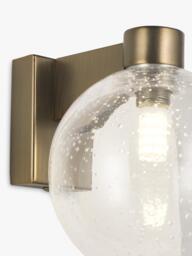 John Lewis Modern Lux Bubble Single Wall Light, Satin Bronze - thumbnail 5