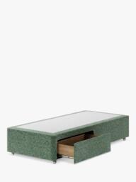 Hypnos Non-Sprung Upholstered 2 Drawer Divan Base, Single - thumbnail 2