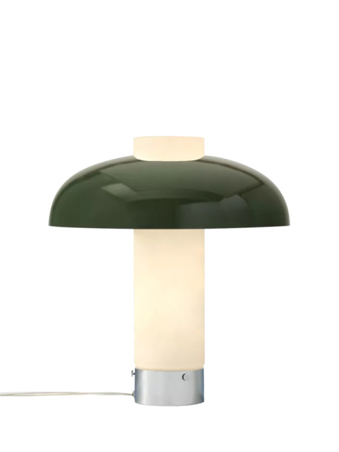 west elm Cleo Domed Table Lamp, Mid Green - image 1