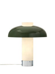 west elm Cleo Domed Table Lamp, Mid Green - thumbnail 1