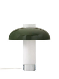 west elm Cleo Domed Table Lamp, Mid Green - thumbnail 2
