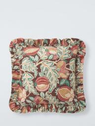 John Lewis x Sanderson Cantaloupe Frilled Cushion - thumbnail 1
