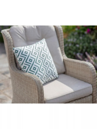 Bramblecrest Chedworth 2-Seater Garden Bistro Table & Chairs Set, Sandstone - thumbnail 3