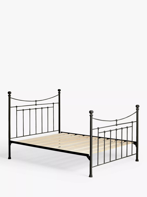 Wrought Iron And Brass Bed Co. Lily Iron Bed Frame, King Size - image 1