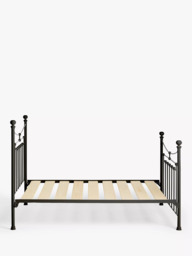 Wrought Iron And Brass Bed Co. Lily Iron Bed Frame, King Size - thumbnail 2