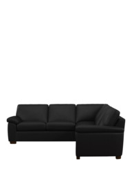 John Lewis Camden 5+ Seater Corner Leather Sofa, Dark Leg - thumbnail 5