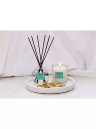 Stoneglow Linen & Citrus Scented Candle, 200g - thumbnail 3
