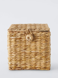 John Lewis Bulrush Lidded Storage Basket, Small - thumbnail 3