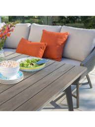 KETTLER LaMode 7-Seater Modular Corner Garden Dining Set, Brown - thumbnail 4