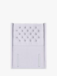 John Lewis Margot Winged Full Depth Upholstered Headboard, Single