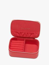 Estella Bartlett Zipped Mini Jewellery Box, Red - thumbnail 3