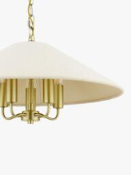 Laura Ashley Harland Pendant Ceiling Light, 50cm, Antique Brass - thumbnail 5