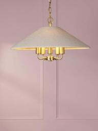 Laura Ashley Harland Pendant Ceiling Light, 50cm, Antique Brass - thumbnail 2