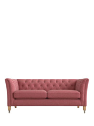 Laura Ashley Chatsworth Medium 2 Seater Sofa, Oak Leg - thumbnail 3