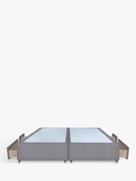John Lewis Non-Sprung Upholstered Continental 2+2 Drawer Divan Base, Super King Size - thumbnail 4