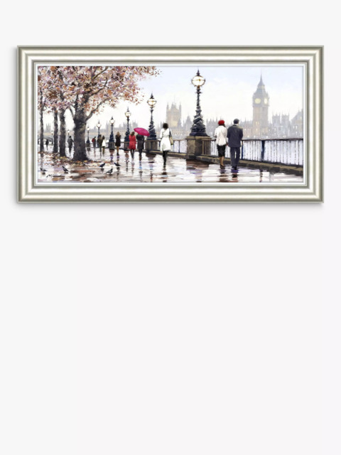John Lewis Richard Macneil 'Thames View' Framed Print, 55 x 110cm, Multi - image 1