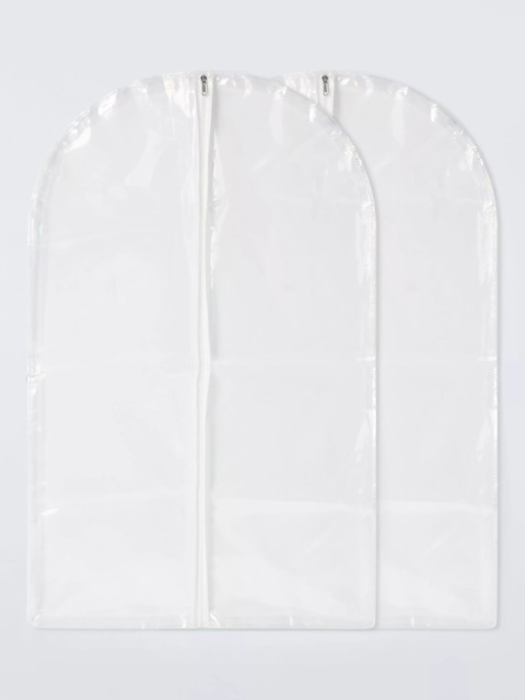 John Lewis Suit Cover, Set of 2, Translucent - image 1