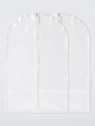 John Lewis Suit Cover, Set of 2, Translucent