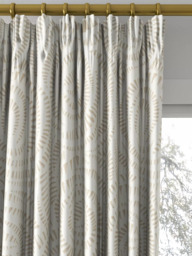 Harlequin Fractal Made to Measure Curtains or Roman Blind, Flax - thumbnail 2