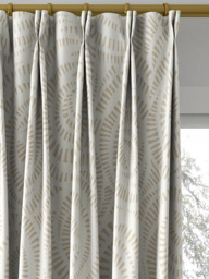 Harlequin Fractal Made to Measure Curtains or Roman Blind, Flax - thumbnail 4
