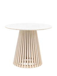 Gallery Direct Tempe Round Dining Table, White
